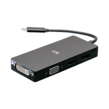 C2G USB-C Multiport Adapter, 4-in-1 Video Adapter with HDMI, DisplayPort, DVI, & VGA (4K 60Hz) — Being Shipped