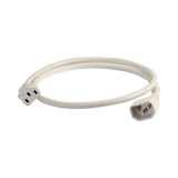 C2G 5ft (1.5m) 14AWG Power Cord (IEC320C14 to IEC320C13) White — Being Shipped