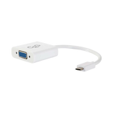 C2G USB-C to VGA Video Adapter Converter, White — Being Shipped