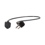 C2G 3ft (0.9m) 18 AWG Flat Plug Power Strip Plus (NEMA 5-15P to NEMA 5-15R) (TAA Compliant) — Being Shipped