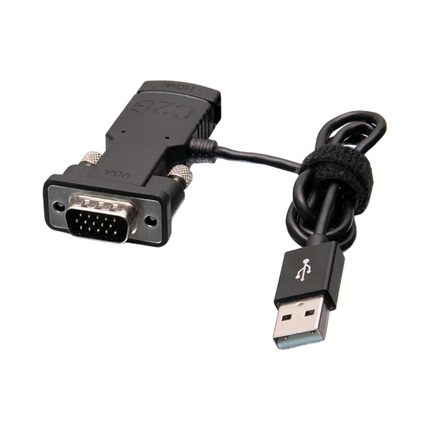 C2G VGA to HDMI Adapter Converter with USB Power Black — Being Shipped