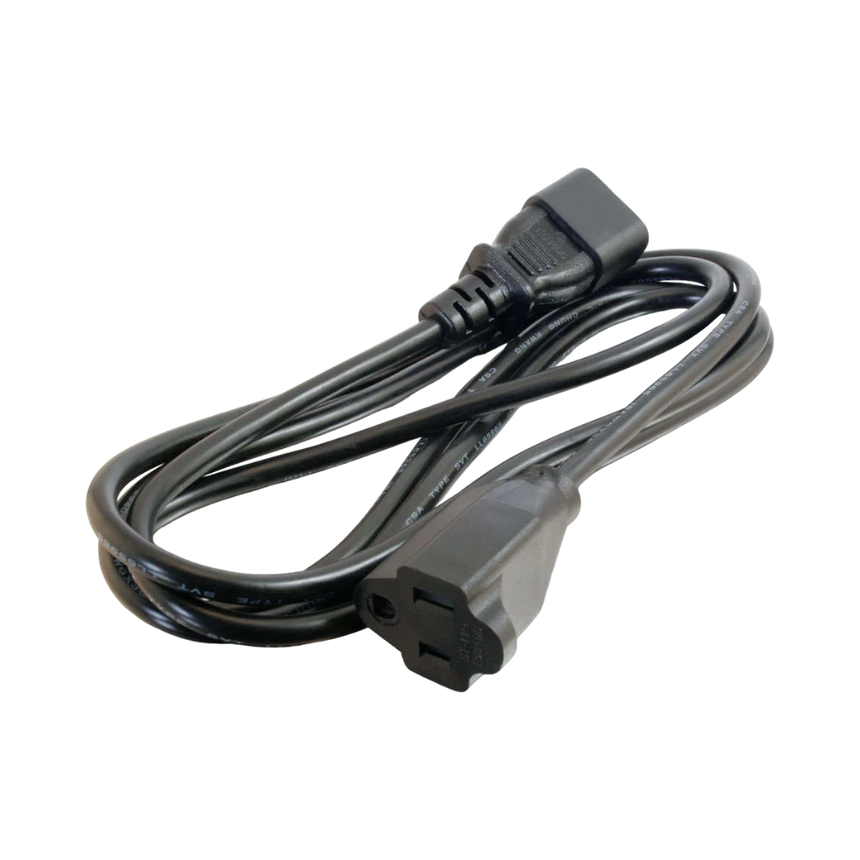 C2G 2ft 16 AWG IEC320C14 to NEMA 5-15R Monitor Power Adapter Cord — Being Shipped