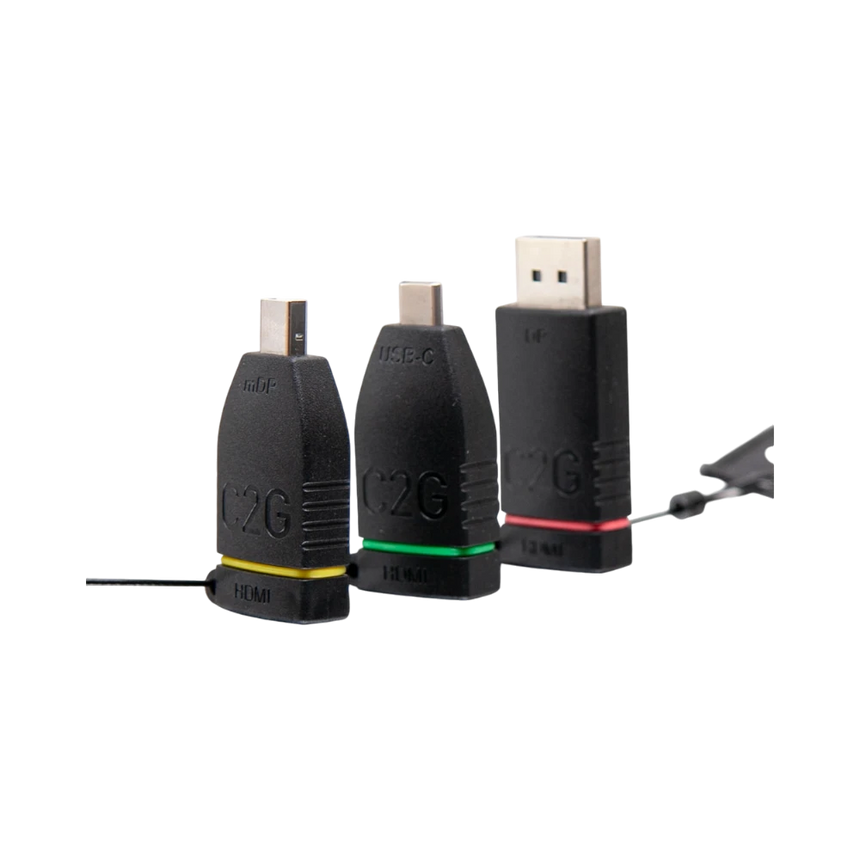 C2G Retractable Universal 4K HDMI Adapter Ring with USB-C DP — Being Shipped
