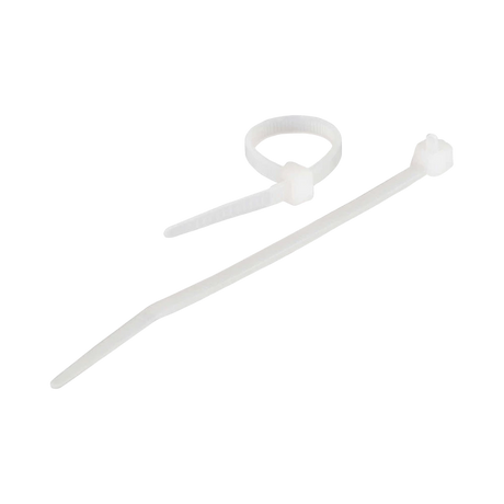 C2G 6in Cable Tie Multipack (100-Pack) (TAA Compliant) (White) — Being Shipped