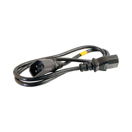 C2G 1ft 250V 16 AWG Computer Power Extension Cord — Being Shipped