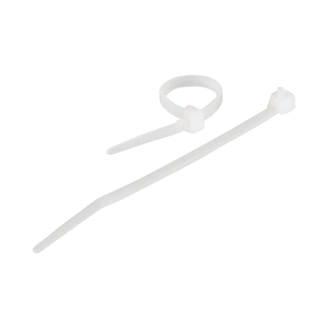 C2G 7.75in Releasable/Reusable Cable Tie Multipack (50-Pack) (TAA Compliant) (White) — Being Shipped
