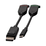 C2G Universal 4K HDMI Dongle Adapter Ring with Color Coded DisplayPort and USB-C — Being Shipped