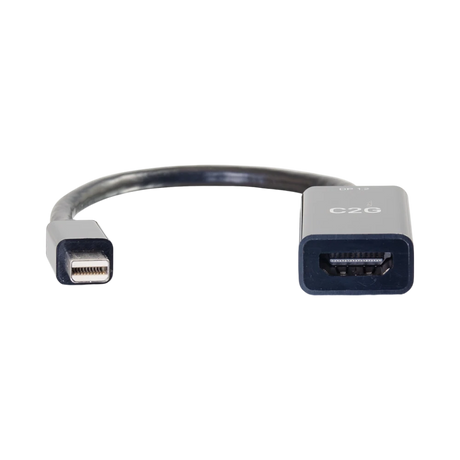 C2G 8in Mini DisplayPort Male to HDMI Female Passive Adapter Converter (4K 30Hz) — Being Shipped