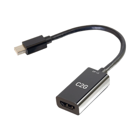 C2G 8in Mini DisplayPort Male to HDMI Female Passive Adapter Converter (4K 30Hz) — Being Shipped