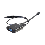 C2G 8in Mini DisplayPort Male to VGA + Audio Female Active Adapter Converter (Black) — Being Shipped