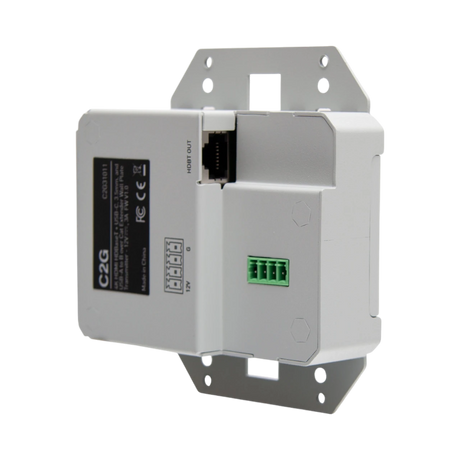 C2G HDMI HDBaseT + USB-C, 3.5mm, and USB-B to A over Cat Extender Wall Plate Transmitter to Box Receiver, 4K 60Hz — Being Shipped