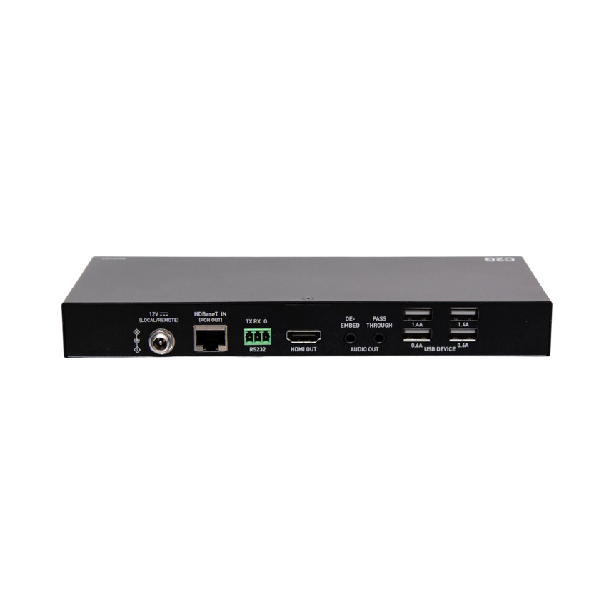 C2G HDMI HDBaseT + USB-C, 3.5mm, and USB-B to A over Cat Extender Wall Plate Transmitter to Box Receiver, 4K 60Hz — Being Shipped