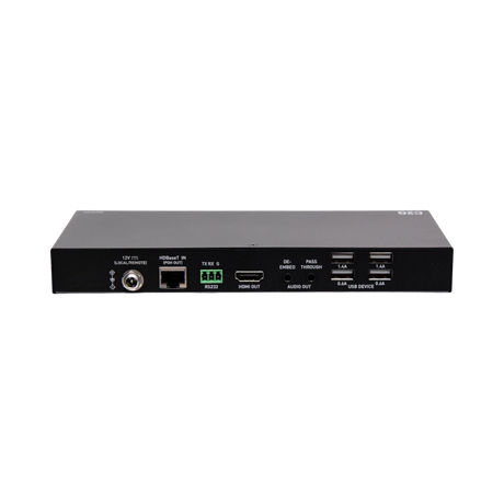 C2G HDMI HDBaseT + VGA, 3.5mm, and USB-B to A over Cat Extender Wall Plate Transmitter to Box Receiver, 4K 60Hz — Being Shipped