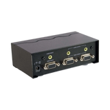 C2G 2-Port UXGA Monitor Splitter/Extender with 3.5mm Audio (Female Input) — Being Shipped