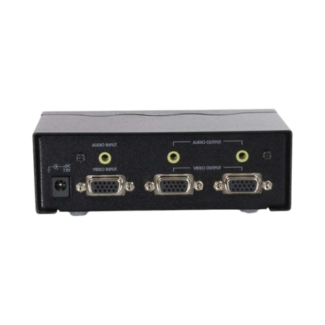 C2G 2-Port UXGA Monitor Splitter/Extender with 3.5mm Audio (Female Input) — Being Shipped