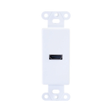 C2G HDMI Pass Through Decorative Wall Plate (White) — Being Shipped