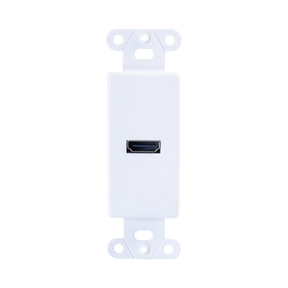 C2G HDMI Pass Through Decorative Wall Plate (White) — Being Shipped