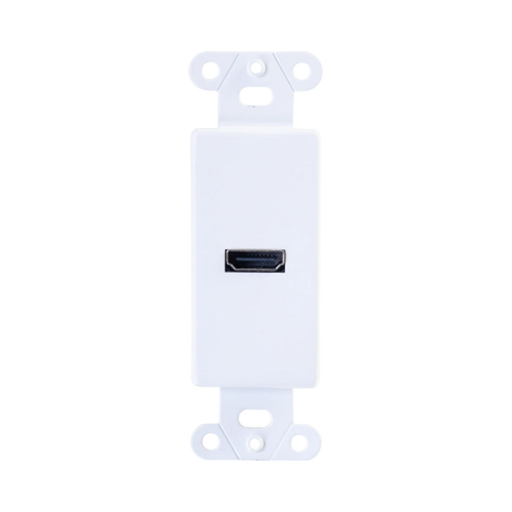 C2G HDMI Pass Through Decorative Wall Plate (White) — Being Shipped