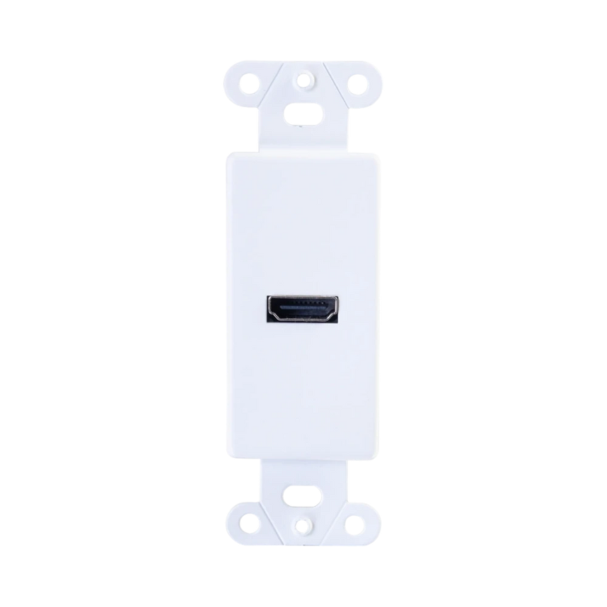 C2G HDMI Pass Through Decorative Wall Plate (White) — Being Shipped