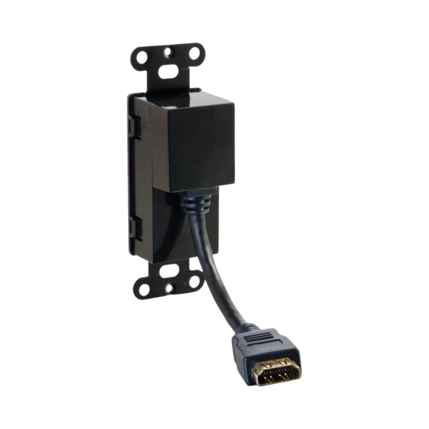 C2G HDMI Pass Through Wall Plate (Black) — Being Shipped
