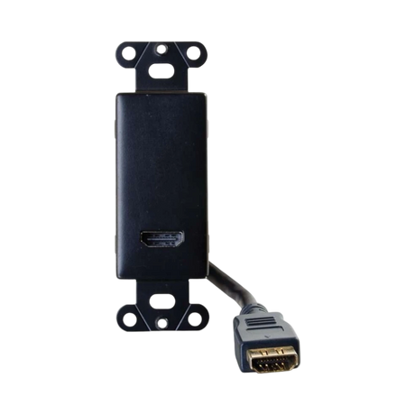 C2G HDMI Pass Through Wall Plate (Black) — Being Shipped