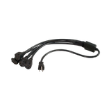 C2G 3ft (0.9m) 16 AWG 1-to-4 Power Cord Splitter (1 NEMA 5-15P to 4 NEMA 5-15R) (TAA Compliant) — Being Shipped