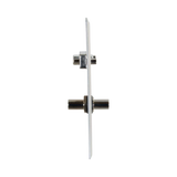 C2G VGA and 3.5mm Audio Pass Through Single Gang Wall Plate (Brushed Aluminum) — Being Shipped