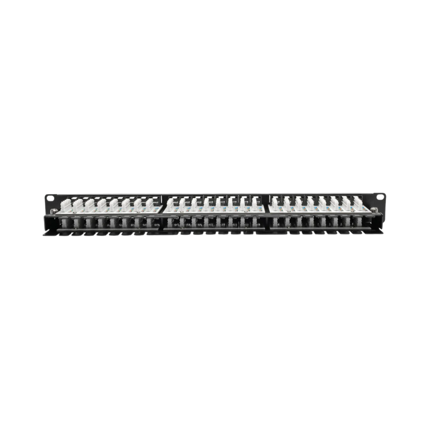 Tripp Lite 48-Port 1U Rack-Mount High-Density UTP 110-Type Patch Panel, RJ45 Ethernet, 568B, Cat5/5e, TAA — Being Shipped