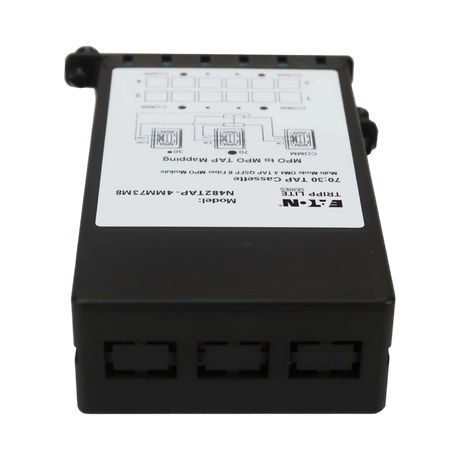 Tripp Lite Fiber TAP Cassette, Multimode, 8-Fiber MPO to MPO, 4 Monitoring Ports, 70/30 Split — Being Shipped