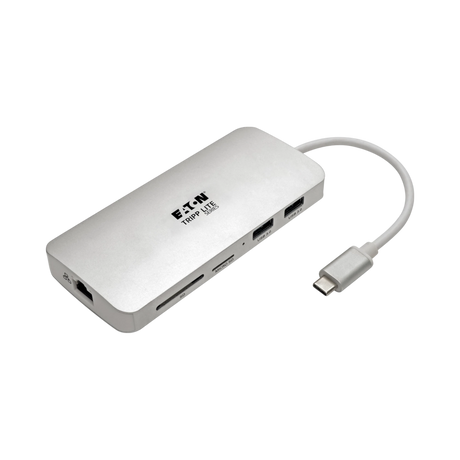 Tripp Lite USB-C Dock - 4K HDMI, USB 3.x (5Gbps), USB-A/C Hub, GbE, Memory Card, 60W PD Charging — Being Shipped