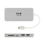 Tripp Lite USB-C Dock - 4K HDMI, USB 3.x (5Gbps), USB-A/C Hub, GbE, Memory Card, 60W PD Charging — Being Shipped