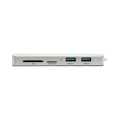 Tripp Lite USB-C Dock - 4K HDMI, USB 3.x (5Gbps), USB-A/C Hub, GbE, Memory Card, 60W PD Charging — Being Shipped