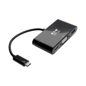 Tripp Lite USB C to VGA Multiport Adapter (Black) — Being Shipped