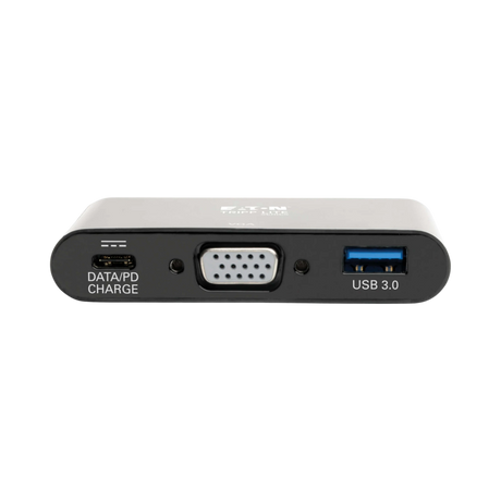 Tripp Lite USB C to VGA Multiport Adapter (Black) — Being Shipped