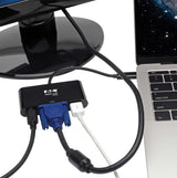 Tripp Lite USB C to VGA Multiport Adapter (Black) — Being Shipped