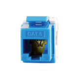 C2G 180° Cat6 RJ45 UTP Keystone Jack (Blue) — Being Shipped