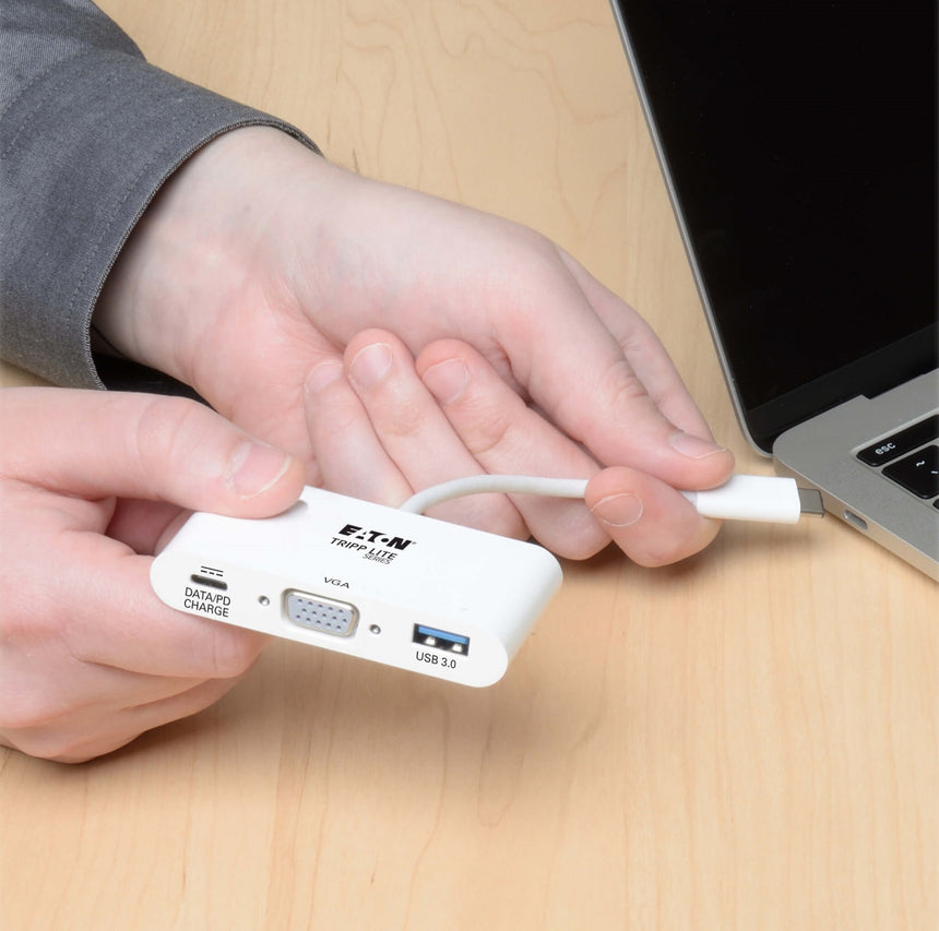 Tripp Lite USB C to VGA Multiport Video Adapter Converter — Being Shipped