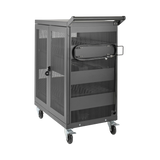 Tripp Lite Multi-Device Charging Cart, 32 AC Outlets, Chromebooks and Laptops, Wall-Mount Option, Black — Being Shipped