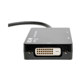 Tripp Lite Keyspan Mini DisplayPort to VGA/DVI/HDMI, 4K 30Hz HDMI, DP1.2, Black, 6-in. (15.24 cm) — Being Shipped
