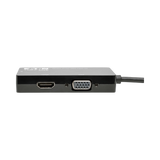 Tripp Lite Keyspan Mini DisplayPort to VGA/DVI/HDMI, 4K 30Hz HDMI, DP1.2, Black, 6-in. (15.24 cm) — Being Shipped