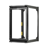 Tripp Lite SmartRack 16U Wall-Mount 2-Post Open Frame Rack, Hinged Front, Heavy Duty — Being Shipped