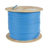 Tripp Lite Cat5e 350 MHz Solid Core Plenum-Rated (UTP) PVC Bulk Ethernet Cable, Blue, 1000 ft. (304.8 m) — Being Shipped