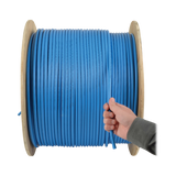 Tripp Lite Cat5e 350 MHz Solid Core Plenum-Rated (UTP) PVC Bulk Ethernet Cable, Blue, 1000 ft. (304.8 m) — Being Shipped