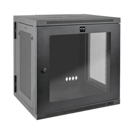 Tripp Lite SmartRack 12U UPS-Depth Wall-Mount Small Rack Enclosure, Clear Acrylic Window, Hinged Back — Being Shipped