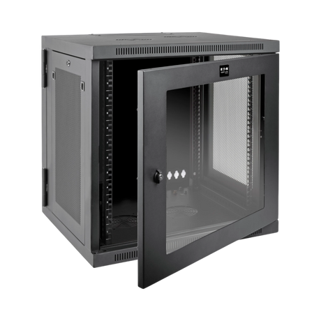 Tripp Lite SmartRack 12U UPS-Depth Wall-Mount Small Rack Enclosure, Clear Acrylic Window, Hinged Back — Being Shipped