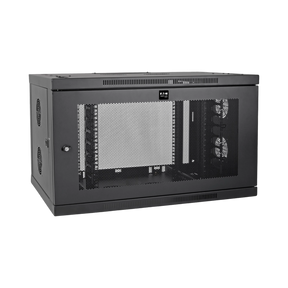 Tripp Lite SmartRack 9U Low-Profile Switch-Depth-Plus Wall-Mount Mini Rack Enclosure, Wide — Being Shipped