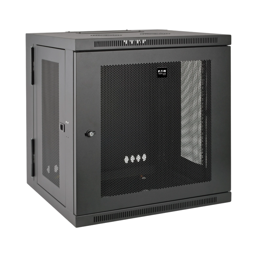 Tripp Lite SmartRack 12U Low-Profile Switch-Depth Wall-Mount Small Rack Enclosure, Hinged Back — Being Shipped