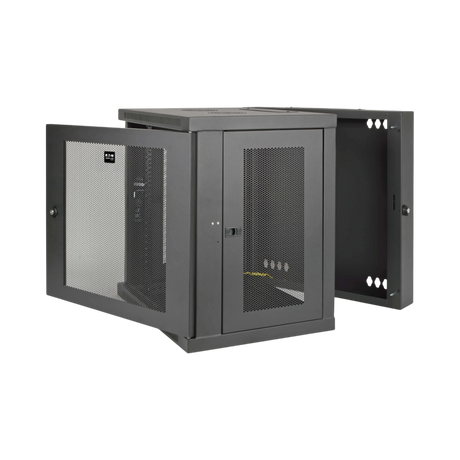 Tripp Lite SmartRack 12U Low-Profile Switch-Depth Wall-Mount Small Rack Enclosure, Hinged Back — Being Shipped