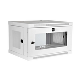 Tripp Lite SmartRack 6U Low-Profile Switch-Depth Wall-Mount Mini Rack Enclosure, Clear Acrylic Window, White — Being Shipped