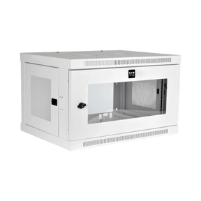 Tripp Lite SmartRack 6U Low-Profile Switch-Depth Wall-Mount Mini Rack Enclosure, Clear Acrylic Window, White — Being Shipped